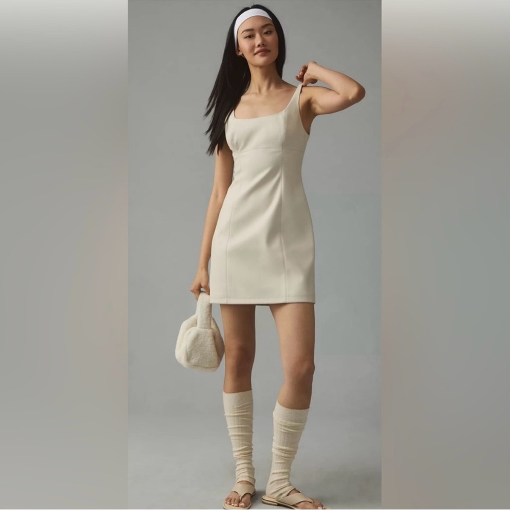 Maeve by Anthropology Faux Leather Dress (NEW)